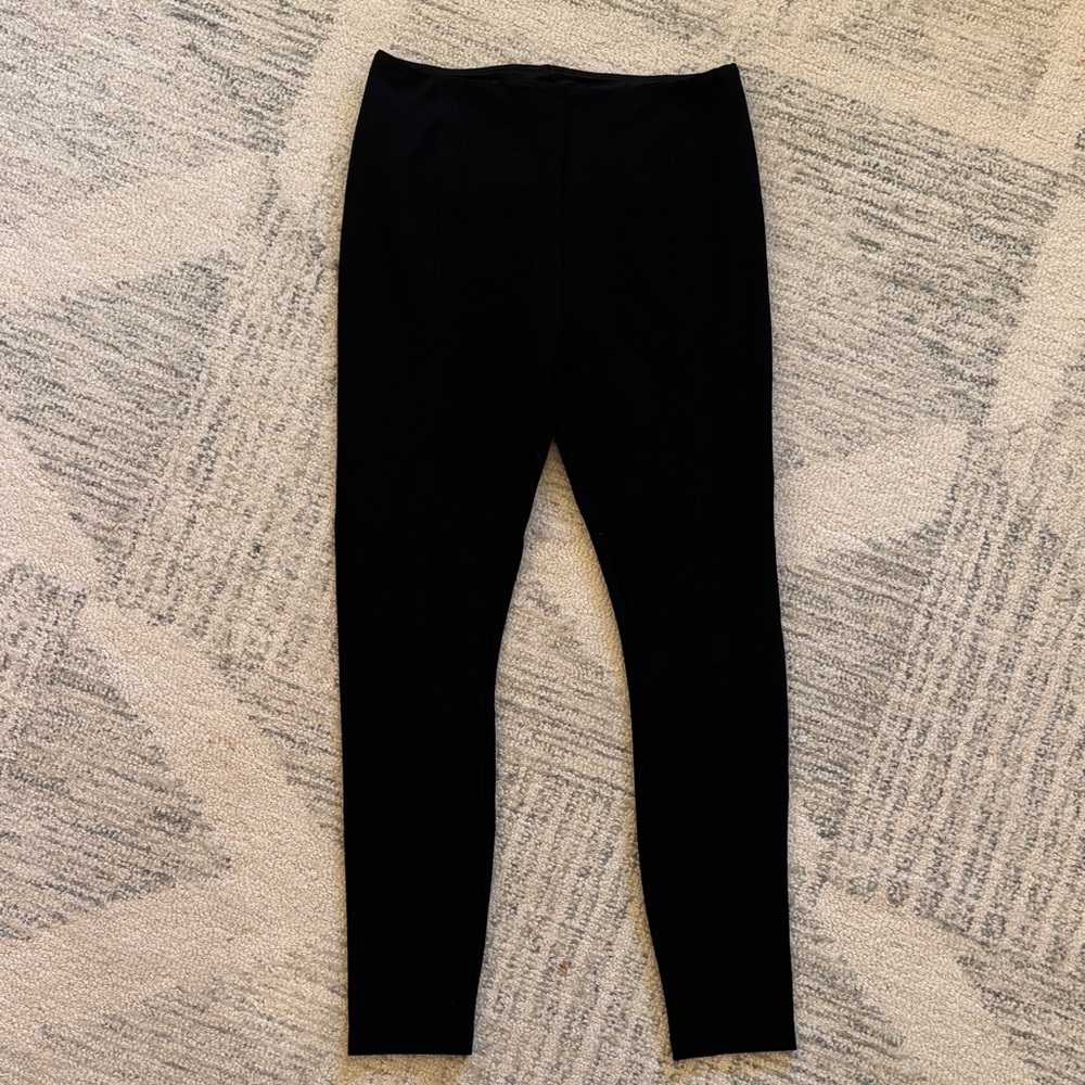 Lysse Black Center Seam Leggings (Large)